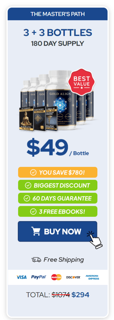 Gold Algn-6 bottle